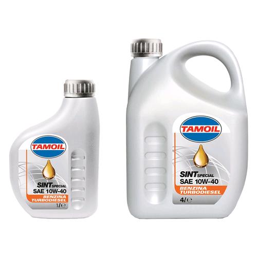 Olio Motore Per Autovetture 'Tamoil Sint' 10W40 - Lt. 4