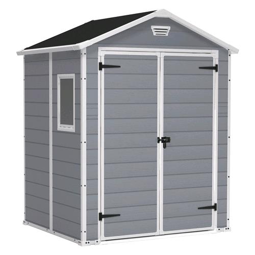 CASSETTA DA GIARDINO 'MANOR DD' cm.185 x 152 x H.226 - grigio