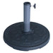 BASE TONDA PER OMBRELLONE PLASTICA Ø 50 x h.34 cm