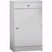 MOBILE BAGNO BIANCO LACCATO 1 ANTA +1 CASSETTO CM.46X34X80H 222TL