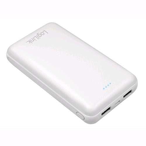 Logilink Power Bank 20000mAh 2x USB Bianco