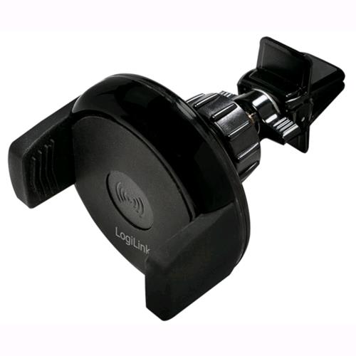 Logilink Caricabatterie Wireless da Auto con Supporto per Smartphone 5W