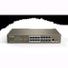 Ip Com Switch 16 porte PoE 10/100Mbps + 1 porta gigabit e 1 slot SFP
