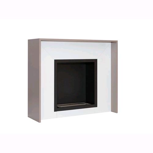 Xone Biocamino Camì Bianco con bruciatore da 3,5 Litri 4.58 kW/h 110x35x94cm 