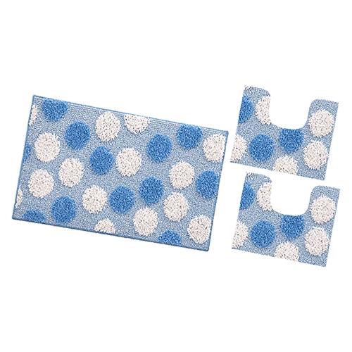 TAPPETO BAGNO 'IOS' set 3 pezzi - rosa
