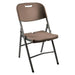 SEDIA PIEGHEVOLE 'CATERING' cm 45 x  50 H 88 cm - col.marrone