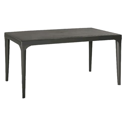 TAVOLO IN POLIPROPILENE 'OSLO' antracite