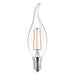 Lampada Led A Filamento 'Fiamma' Calda 2700K  4W=35W E14 - 420 Lm