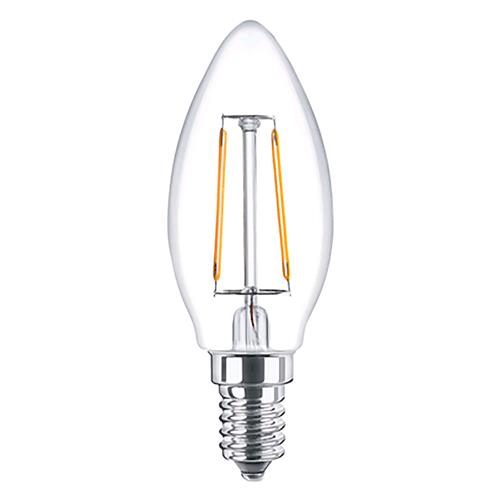 Lampada Led A Filamento 'Oliva' Calda 2700K  4W=35W E14 - 420 Lm