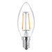 Lampada Led A Filamento 'Oliva' Calda 2700K  4W=35W E14 - 420 Lm