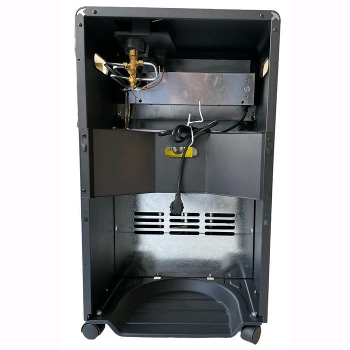 Stufa a Gas Infrarossi VENTILATA fino a 4,1 Kw Antiribaltamento + Regolatore GAS